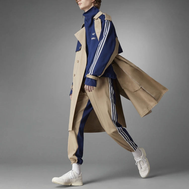 Куртка adidas originals Contrasting Colors lapel Windbreaker Jacket Khaki — фото 4