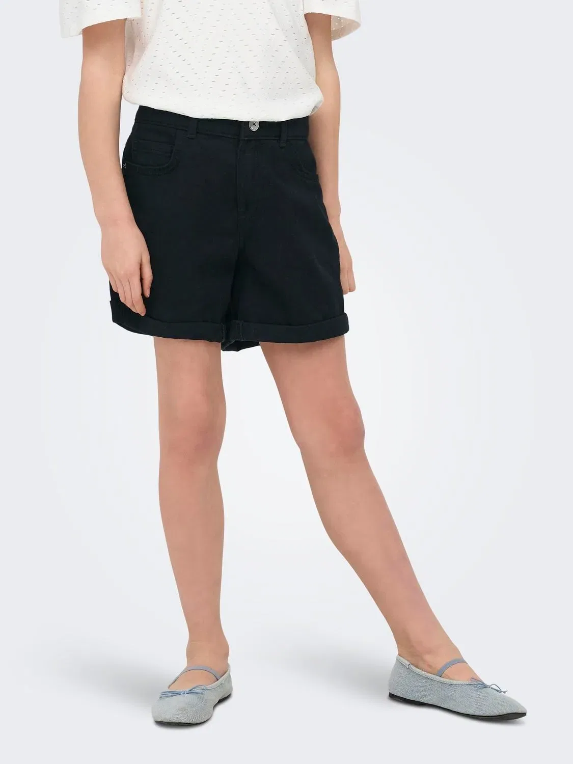 Шорты джинсовые KIDS ONLY, washed black — фото 4