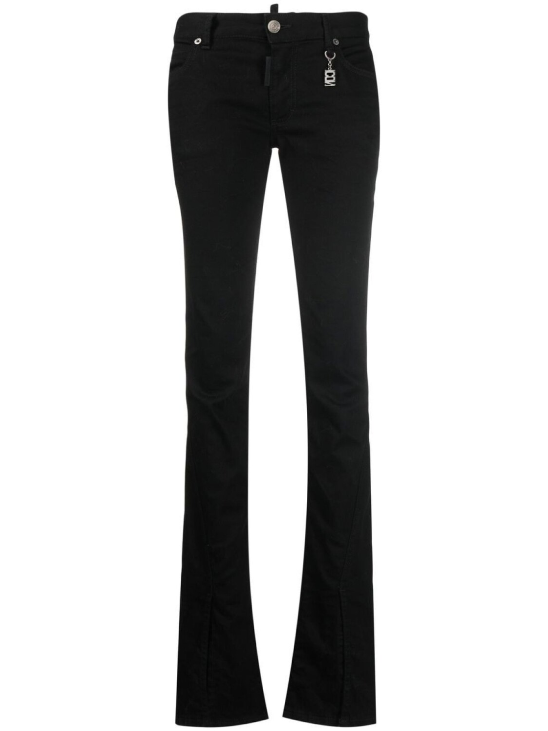 

Dsquared2 split-cuff flared jeans, черный