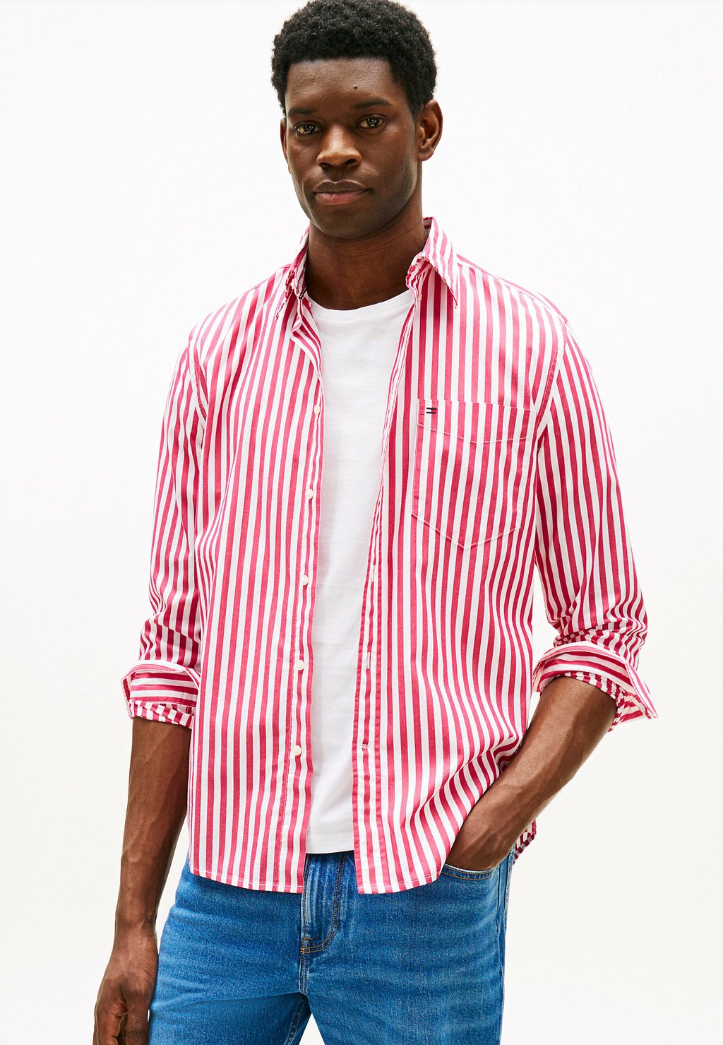 

Рубашка FLEX BOLD Tommy Hilfiger, розовый