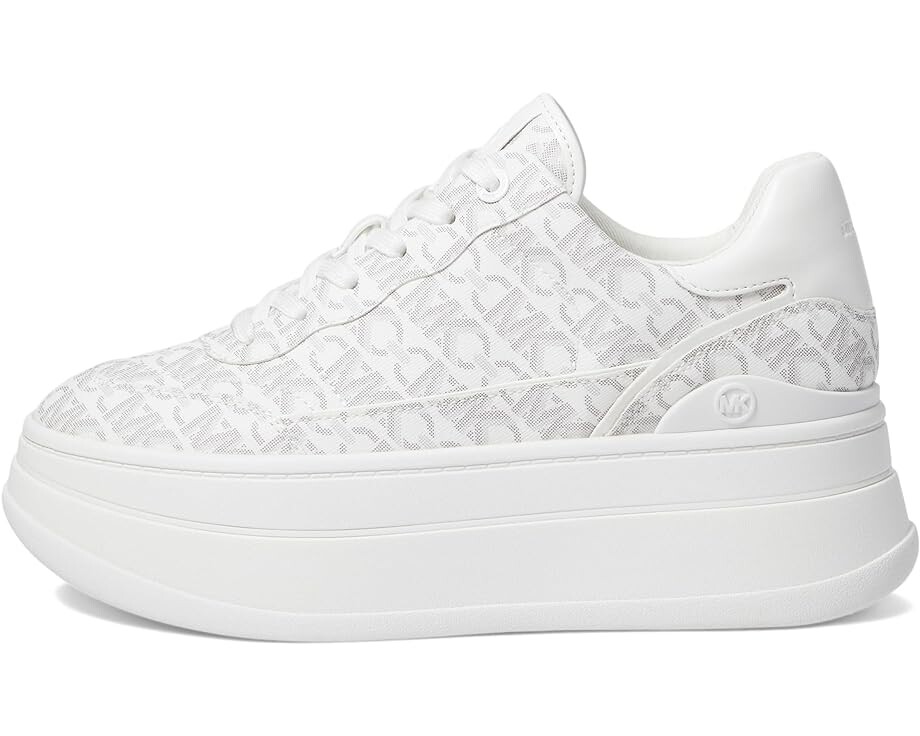 Кроссовки MICHAEL Michael Kors Hayes Lace Up, цвет Optic White Multi — фото 4