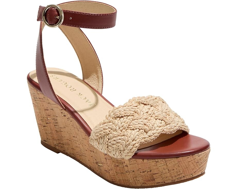 

Туфли Jack Rogers Dumont Woven Rope Wedge, цвет Cream/Luggage