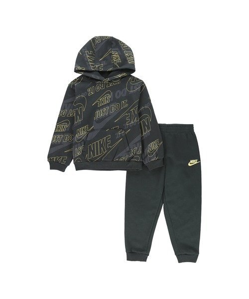 Детский комплект (105-120 см): NKN N NSW GWM LT WT FLC SET Nike, Black