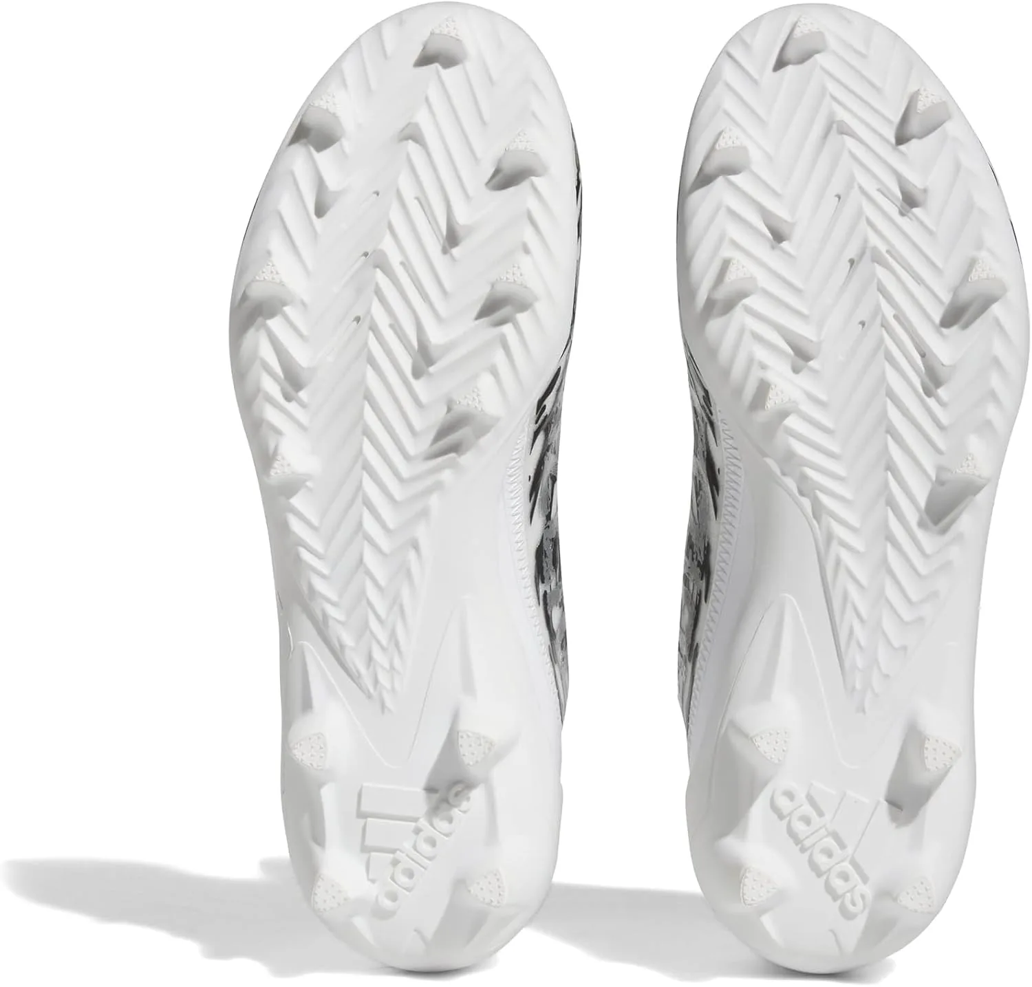 Футбольные бутсы Adidas Adizero для мужчин, белый/металлик/черный — фото 4