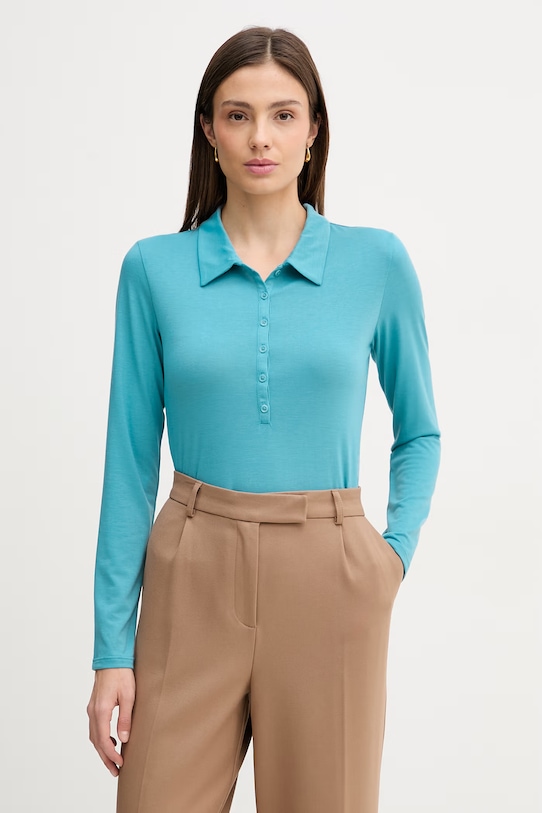 

Лонгслив United Colors of Benetton, бирюзовый