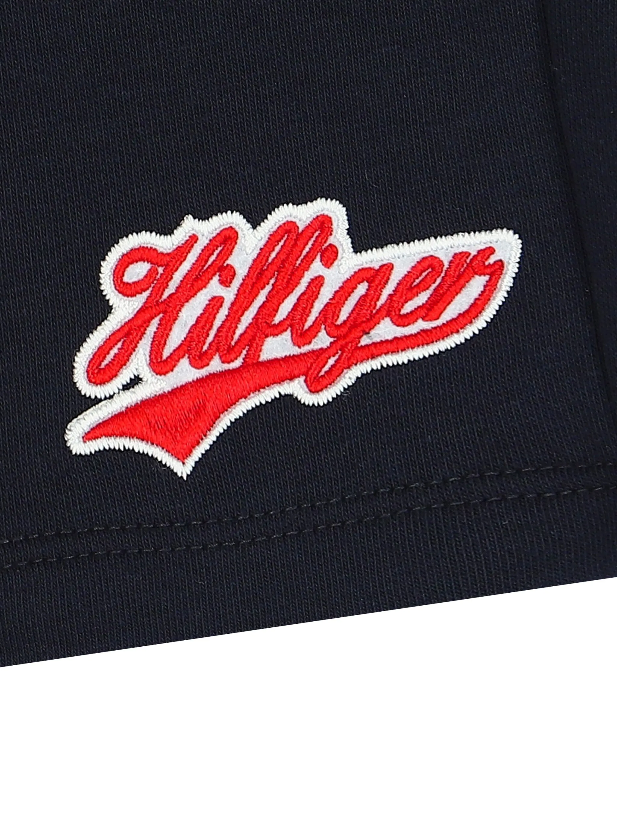 Спортивные шорты с вышитым логотипом Tommy Hilfiger Junior, черный — фото 3
