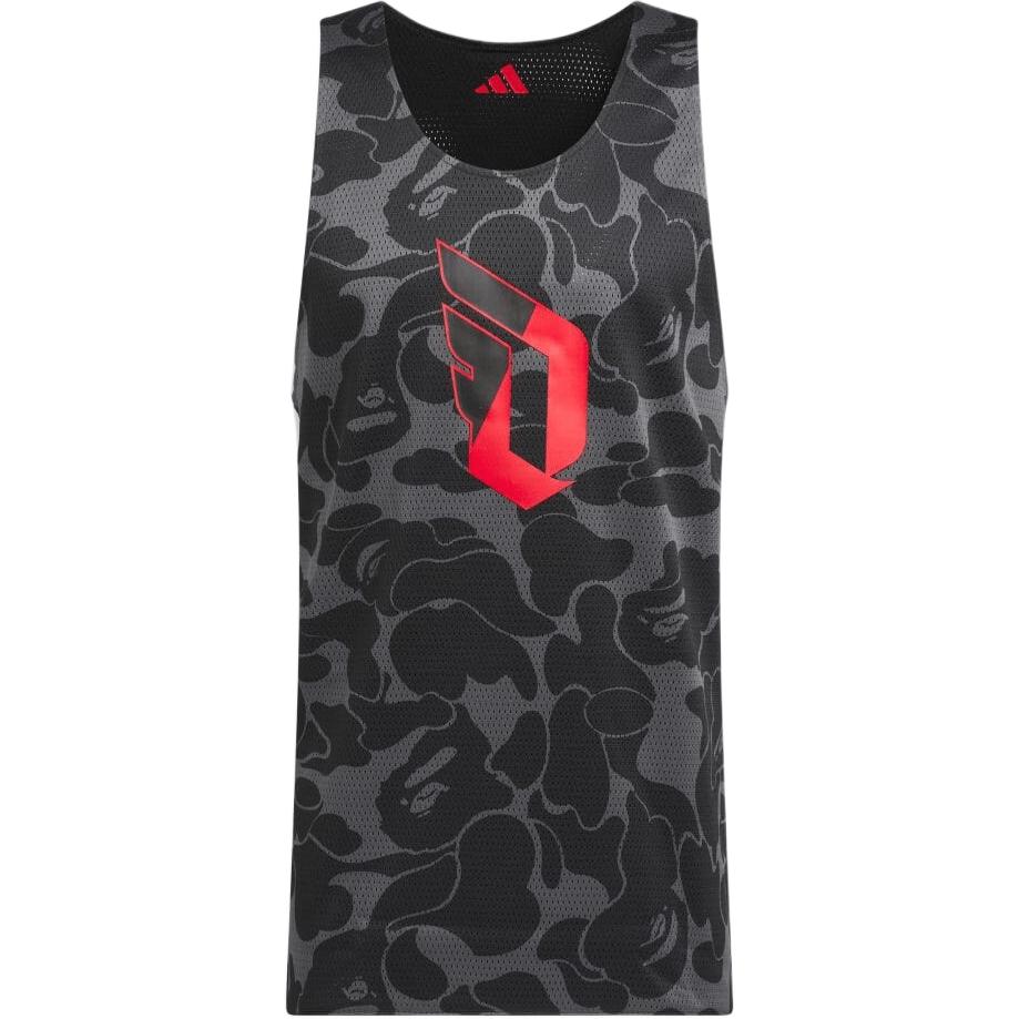 

X Bape Dame 9 Реверсивный Топ Adidas, Угольно-серый