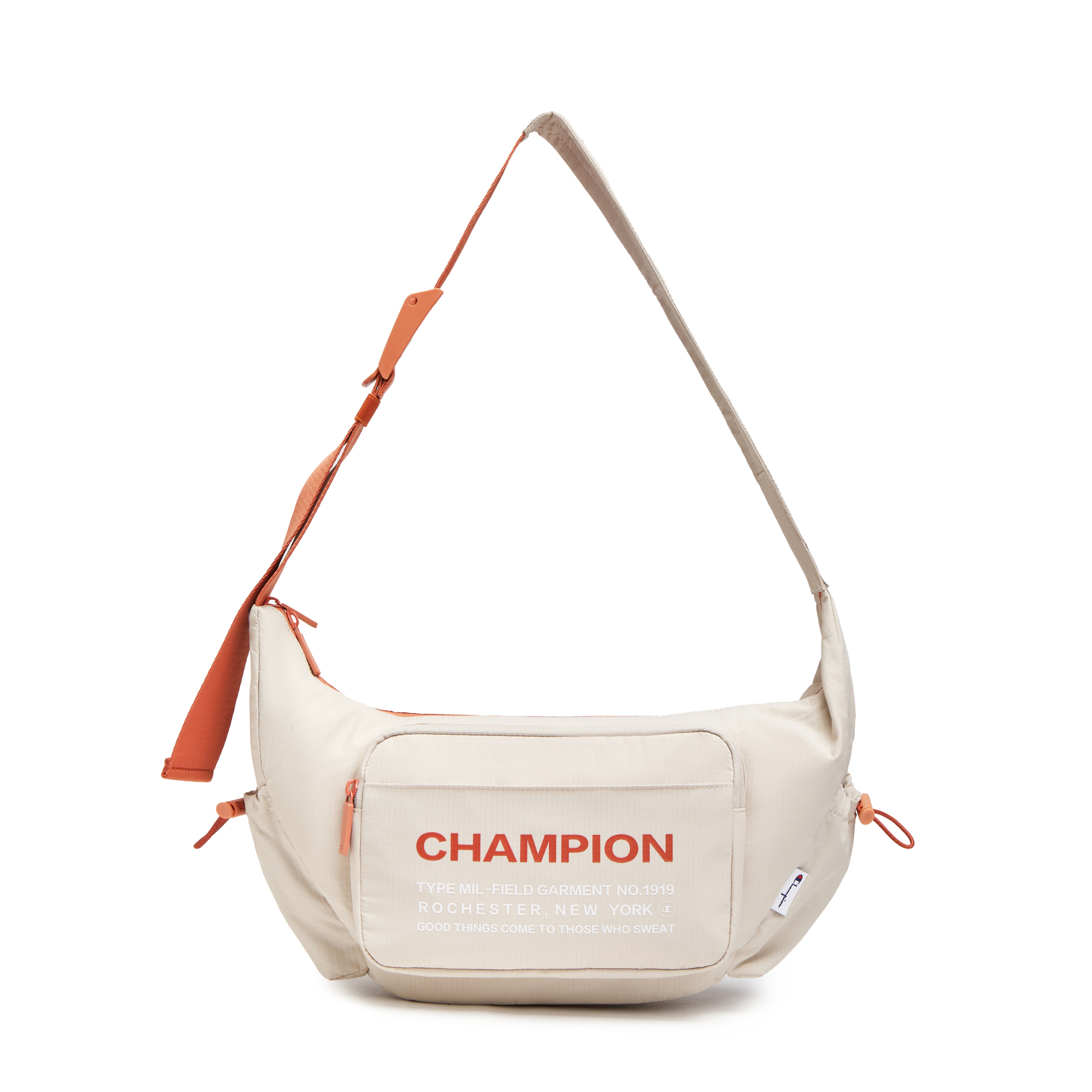 

Champion Тканевая наплечная сумка унисекс белый пыльно-серый черный, Pumice Gray