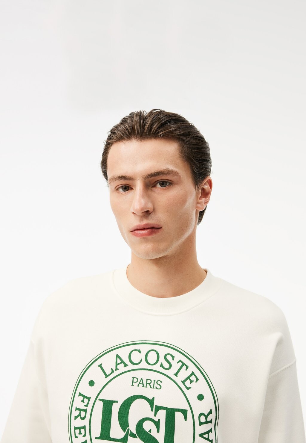 

Толстовка с капюшоном Lacoste, белый