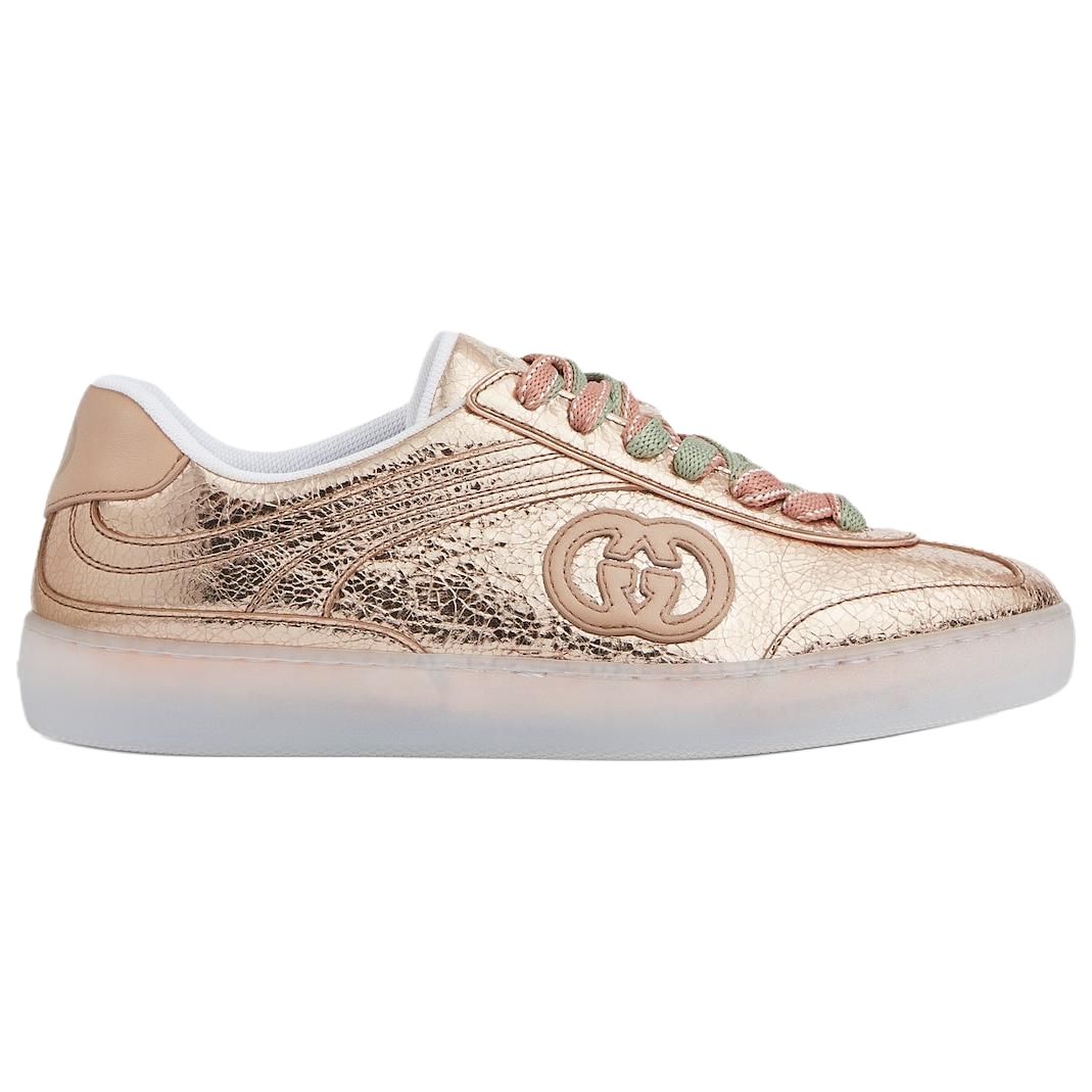 GUCCI Женские кроссовки G75 Low top для скейтбординга светло-розовые — фото 3