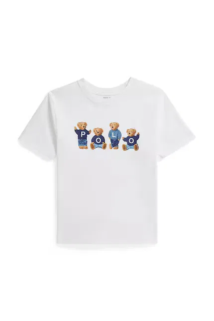 Футболка хлопковая Polo Ralph Lauren, белый — фото 2