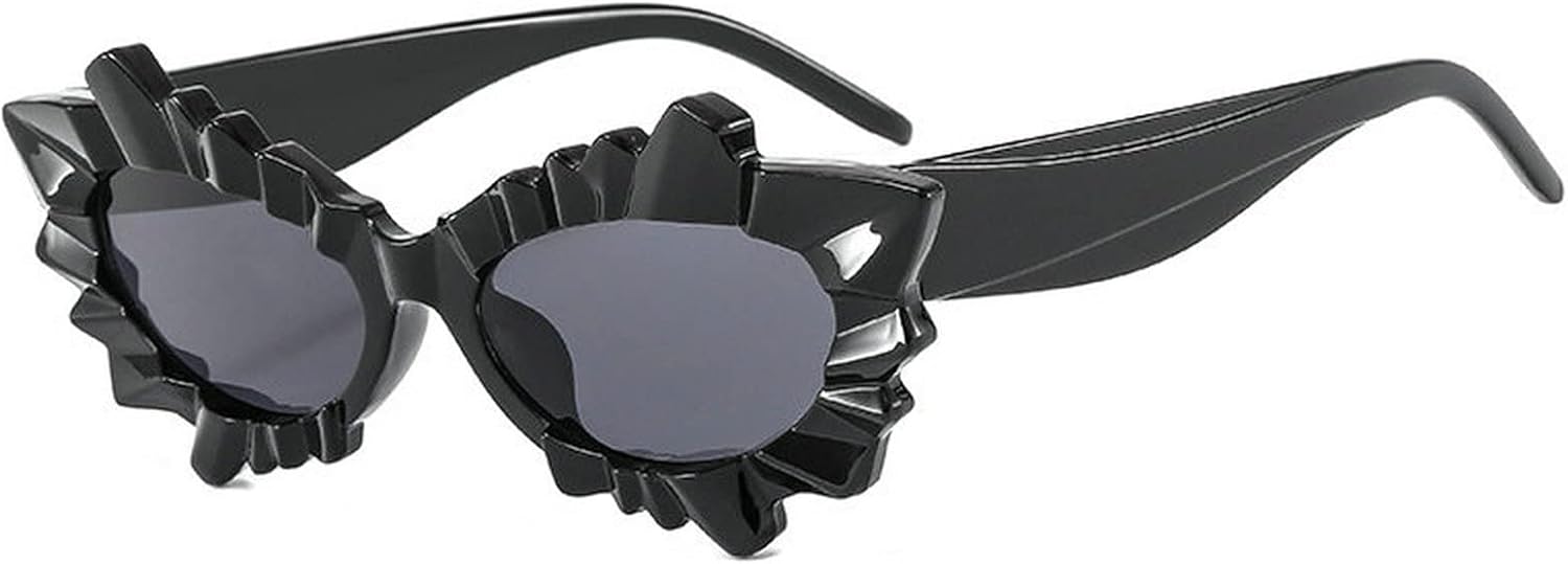 

Уникальные солнцезащитные очки COTIA в форме «кошачьего глаза» необычной формы, разноцветные, модные женские, с защитой от УФ-излучения UV400, трендовые мужские солнцезащитные очки с градиентным покрытием, Black