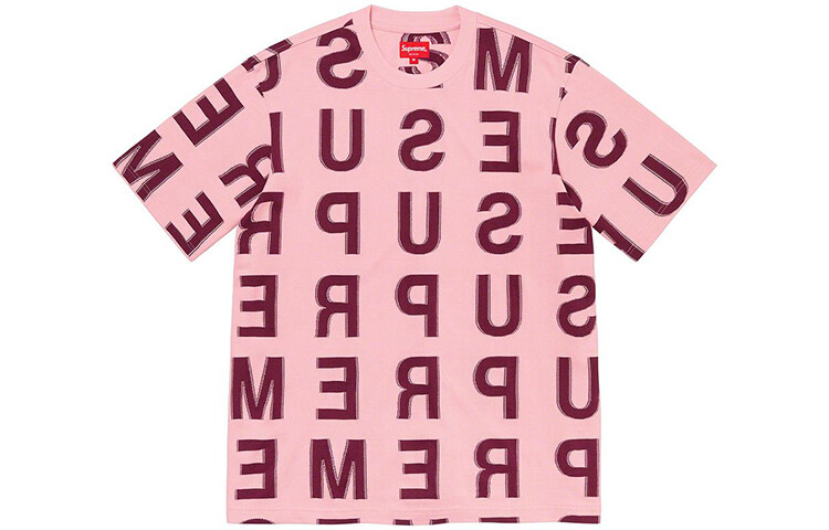 

Футболка SS21 унисекс Supreme, розовый