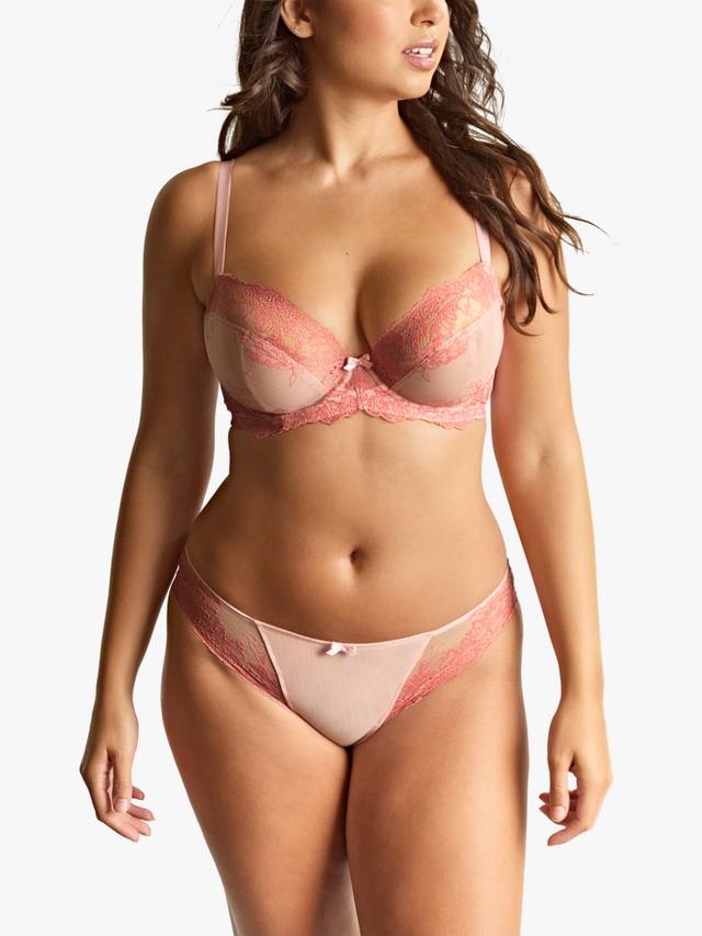 

Ana бра с глубоким вырезом Panache, Pink