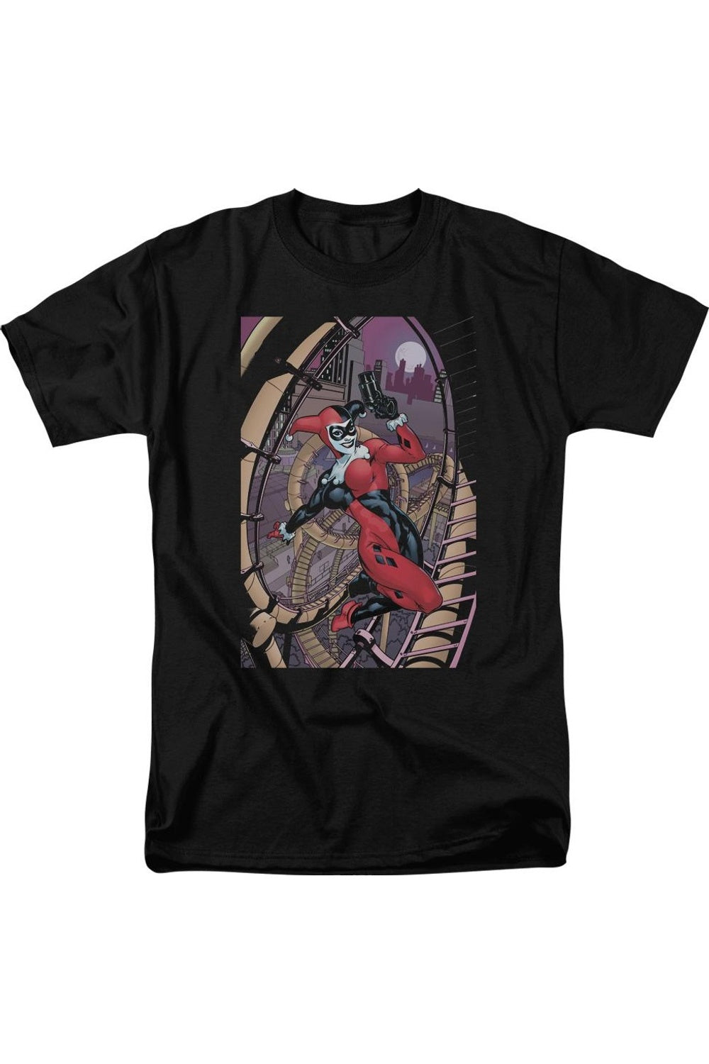 

Футболка Batman Harley First с коротким рукавом для взрослых Gildan, черный