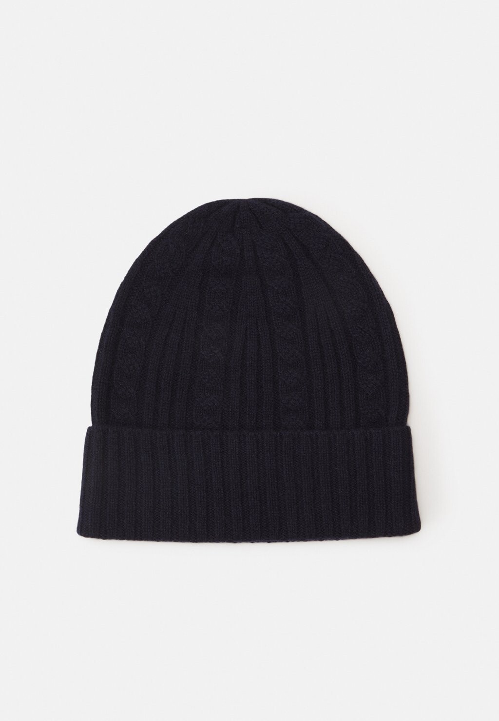 

Шапка CABLE BEANIE Johnstons of Elgin, темно-синий