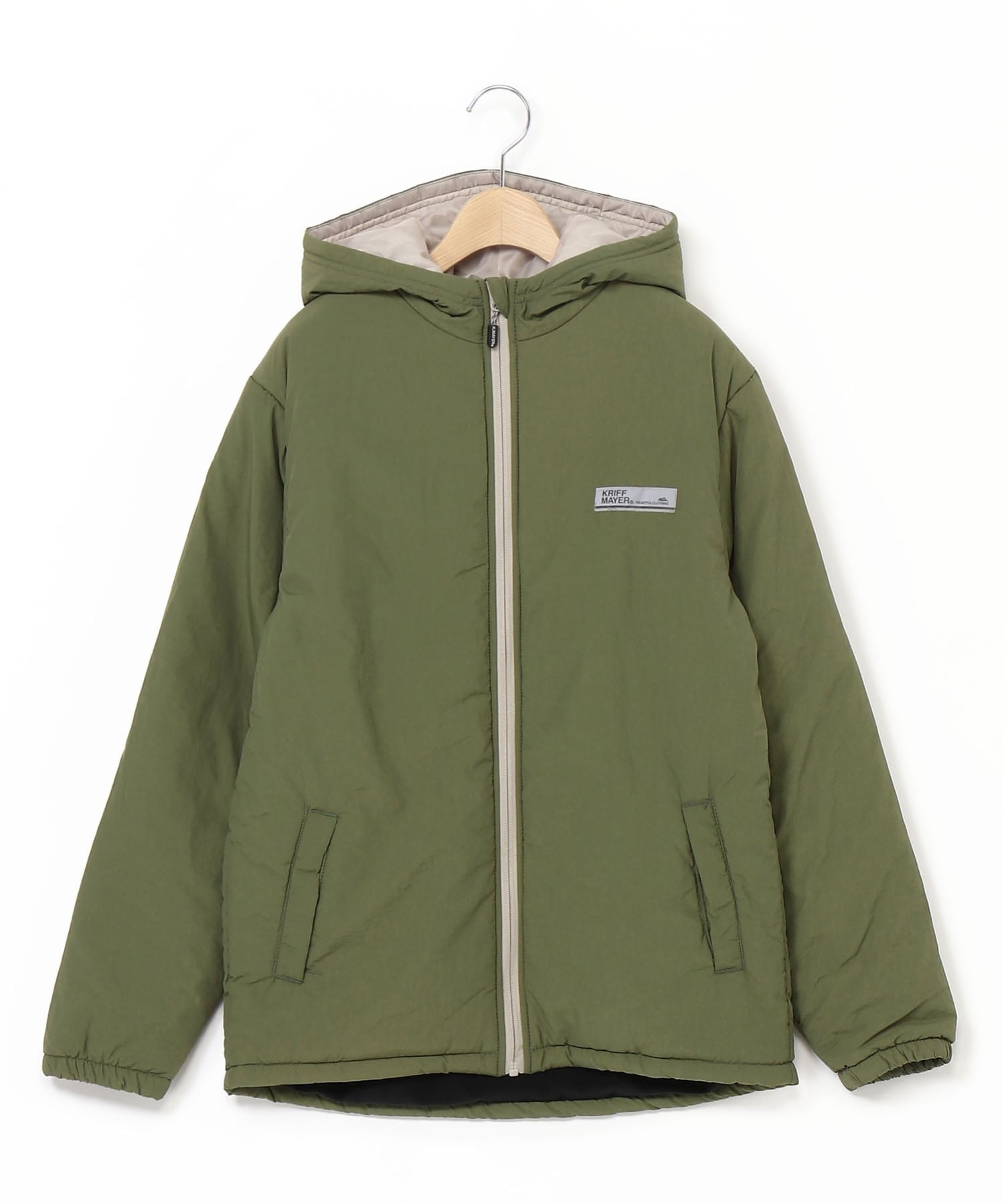 (К) Водоотталкивающая стеганая куртка KRIFF MAYER, OLIVE GREEN — фото 3