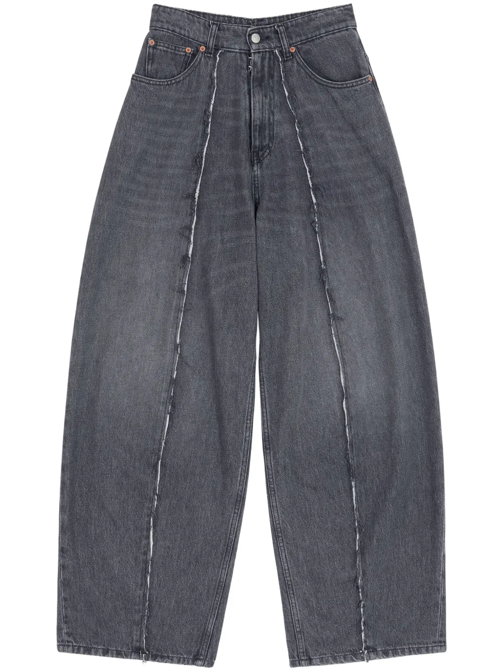 

Широкие джинсы MM6 Maison Margiela, серый
