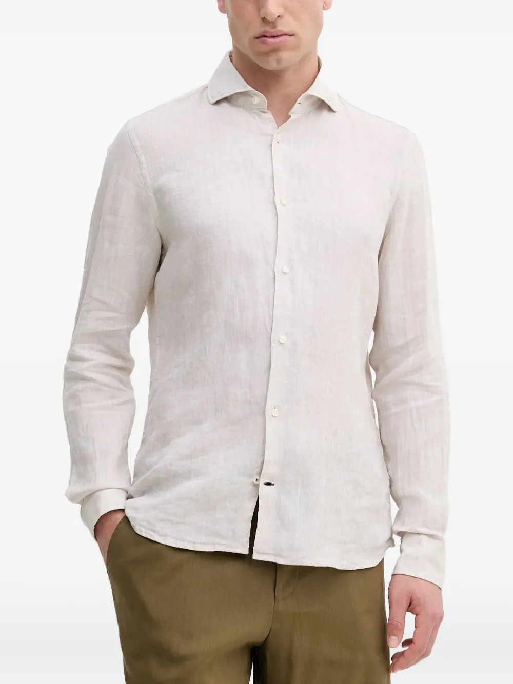 

Льняная рубашка с длинными рукавами Joop!, белый