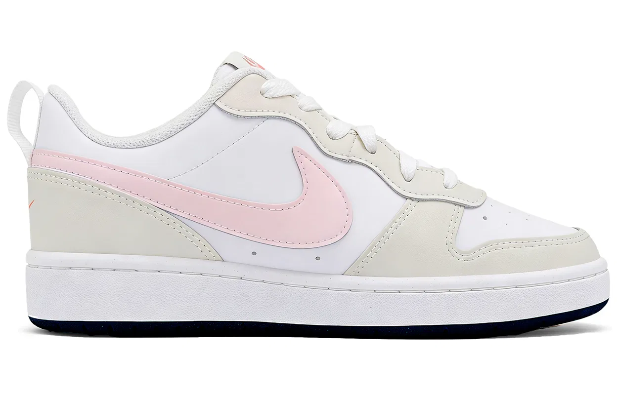 Кроссовки для скейтбординга детские Court Borough 2 Abrasion Resistant Slip Resistant Low top Pink White Unisex Nike, Pink White (Shopping Bag) — фото 4