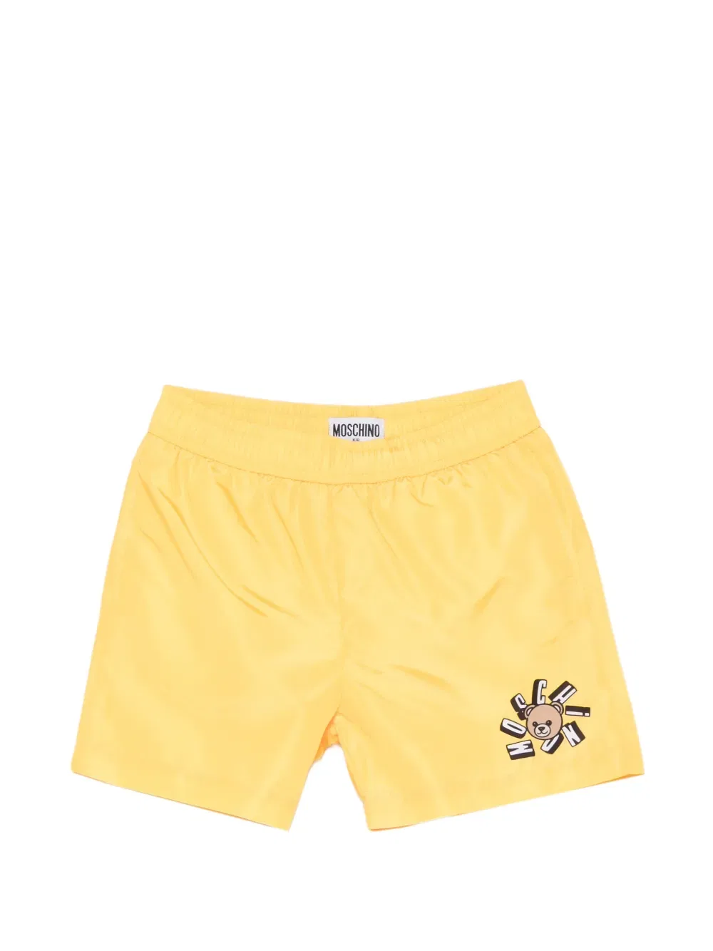 Плавки с графическим принтом Moschino Kids, желтый