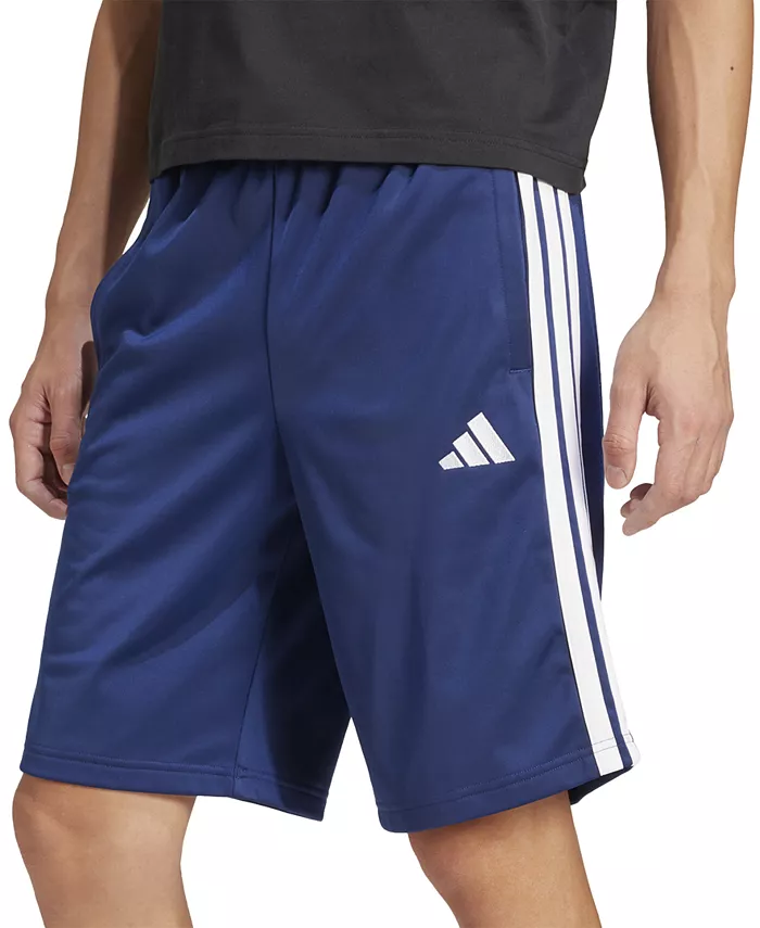 

Мужские шорты Three-Stripes 10" из трикотажа adidas, синий