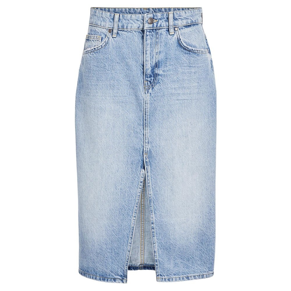 

Юбка Object Ellen Denim Midi, синий