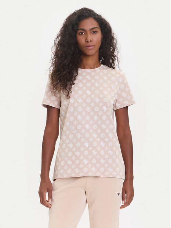 

Футболка regular fit V5YI04 I3Z14 Guess, бежевый