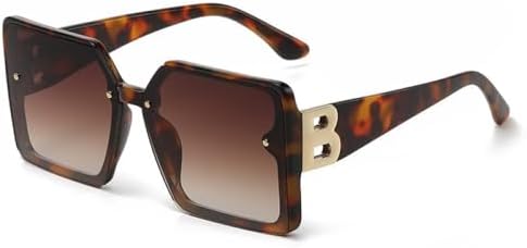 

Солнцезащитные очки большого размера 2027 для женщин, гламурные женские солнцезащитные очки, стильные модные квадратные женские очки с защитой от УФ-излучения UV400 MTZJH, C2