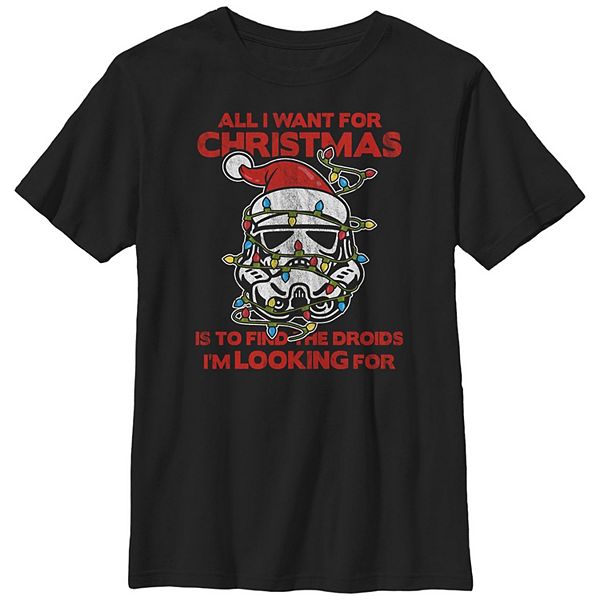 

Футболка с принтом Boys Husky Christmas Trooper Wish Star Wars