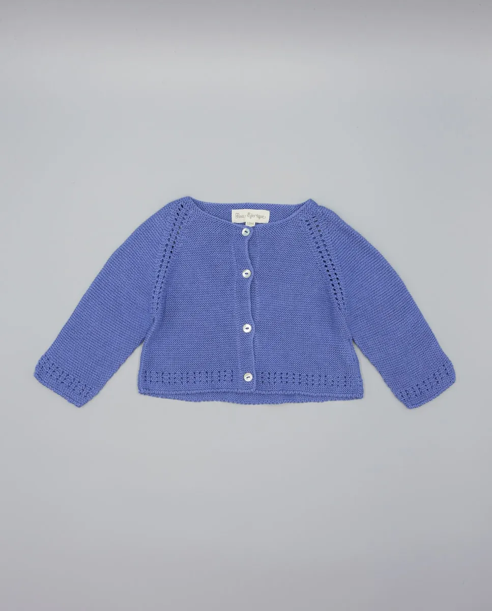 

Вязаная детская курточка Fina Ejerique, синий