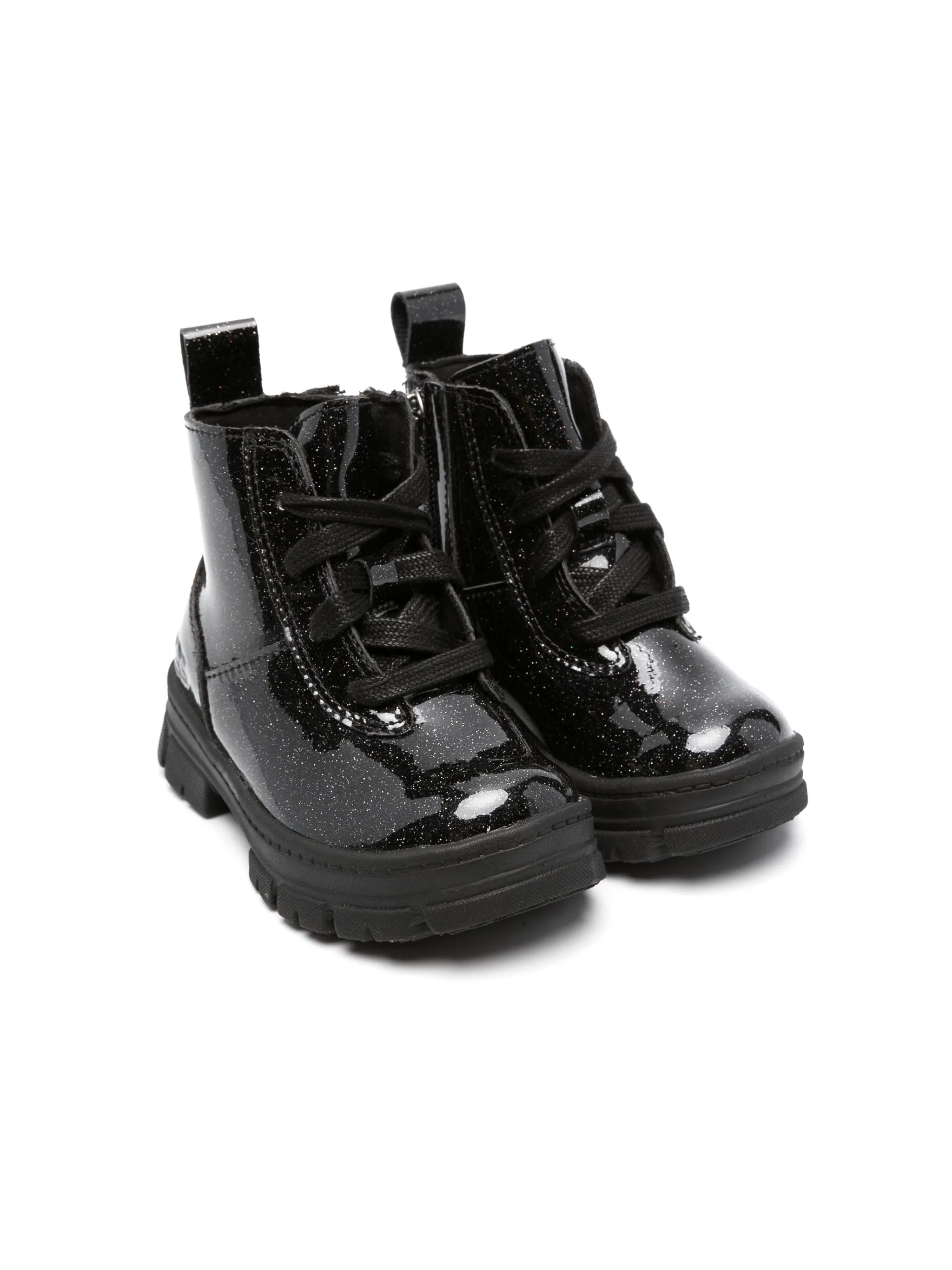 Ботинки Ashton с тисненым логотипом и блестками Ugg Kids, черный