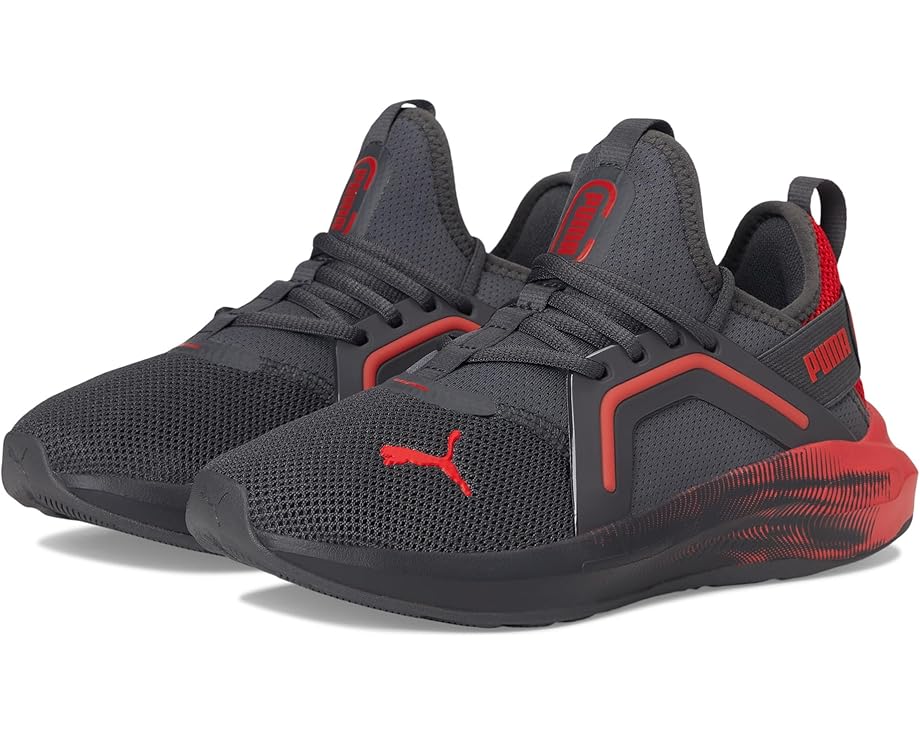 

Кроссовки PUMA Kids Softride Enzo Shoes, цвет Dusky Gray/For All Time Red