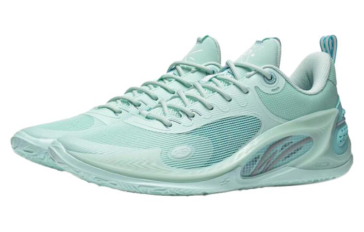 Амортизирующие нескользящие низкие баскетбольные кроссовки LiNing Wade 808 3 мужские синие — фото 3