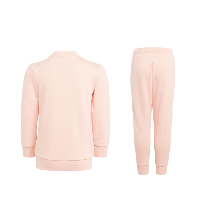 Adidas Originals Повседневный спортивный костюм для детей 3-7 лет, цвет hazy coral powder/white — фото 4