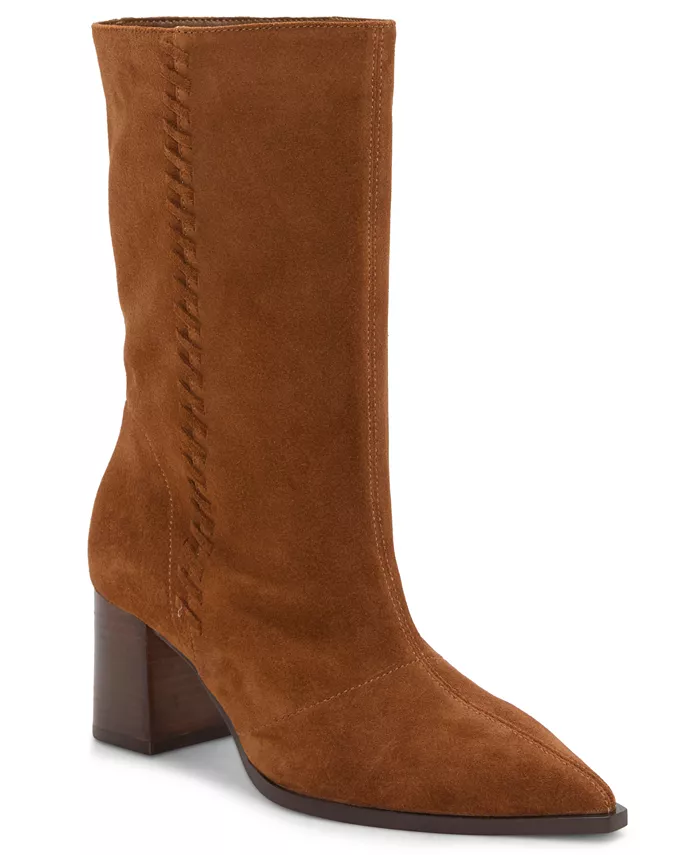 Женские ботинки Lorrys на блочном каблуке Vince Camuto, коричневый