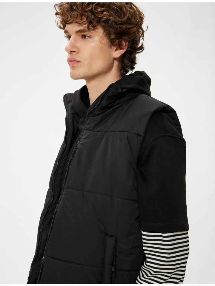 

Жилет KOTON Anorak, черный