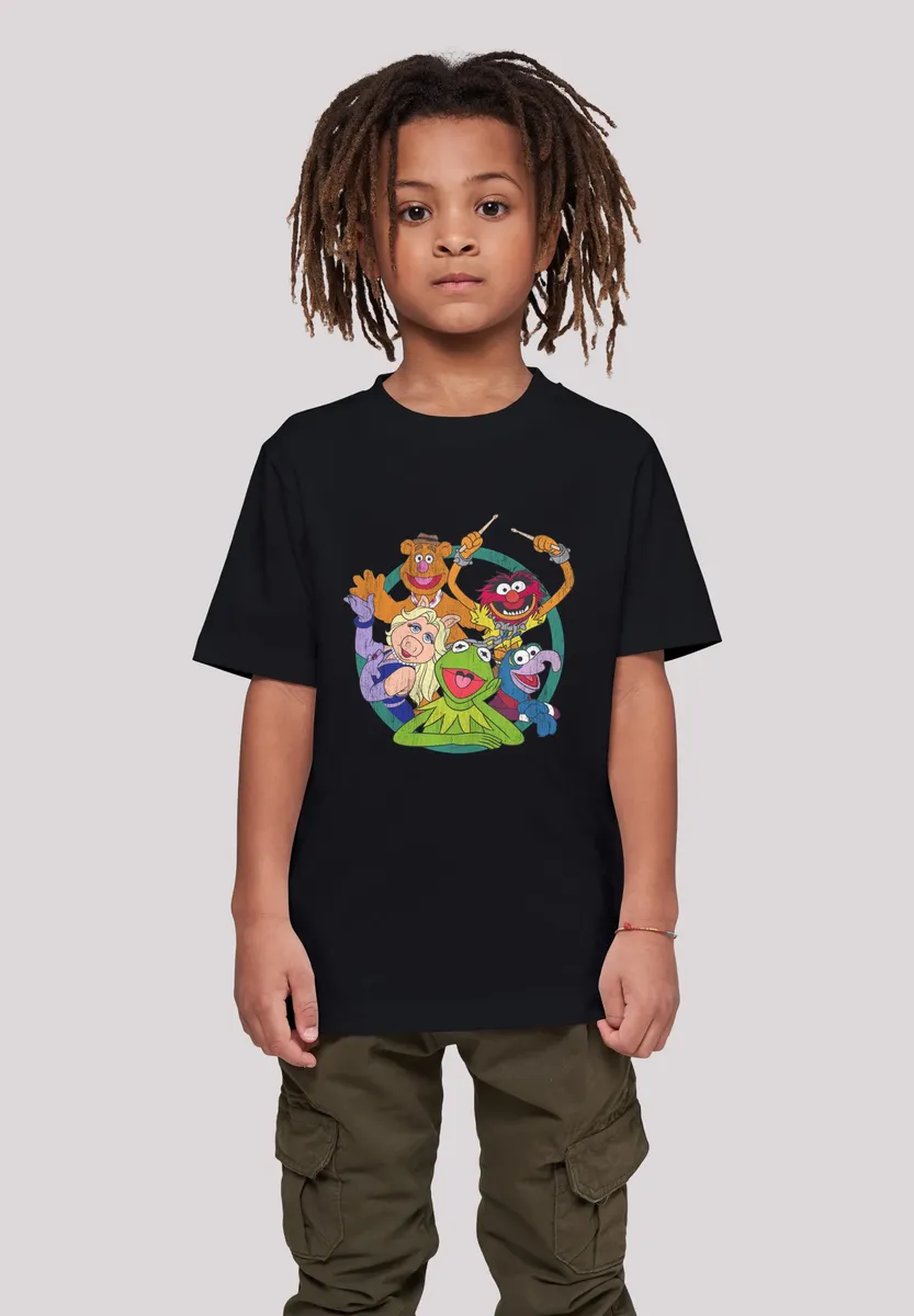 

Футболка F4NT4STIC "Disney The Muppets Group Circle", принт, черный