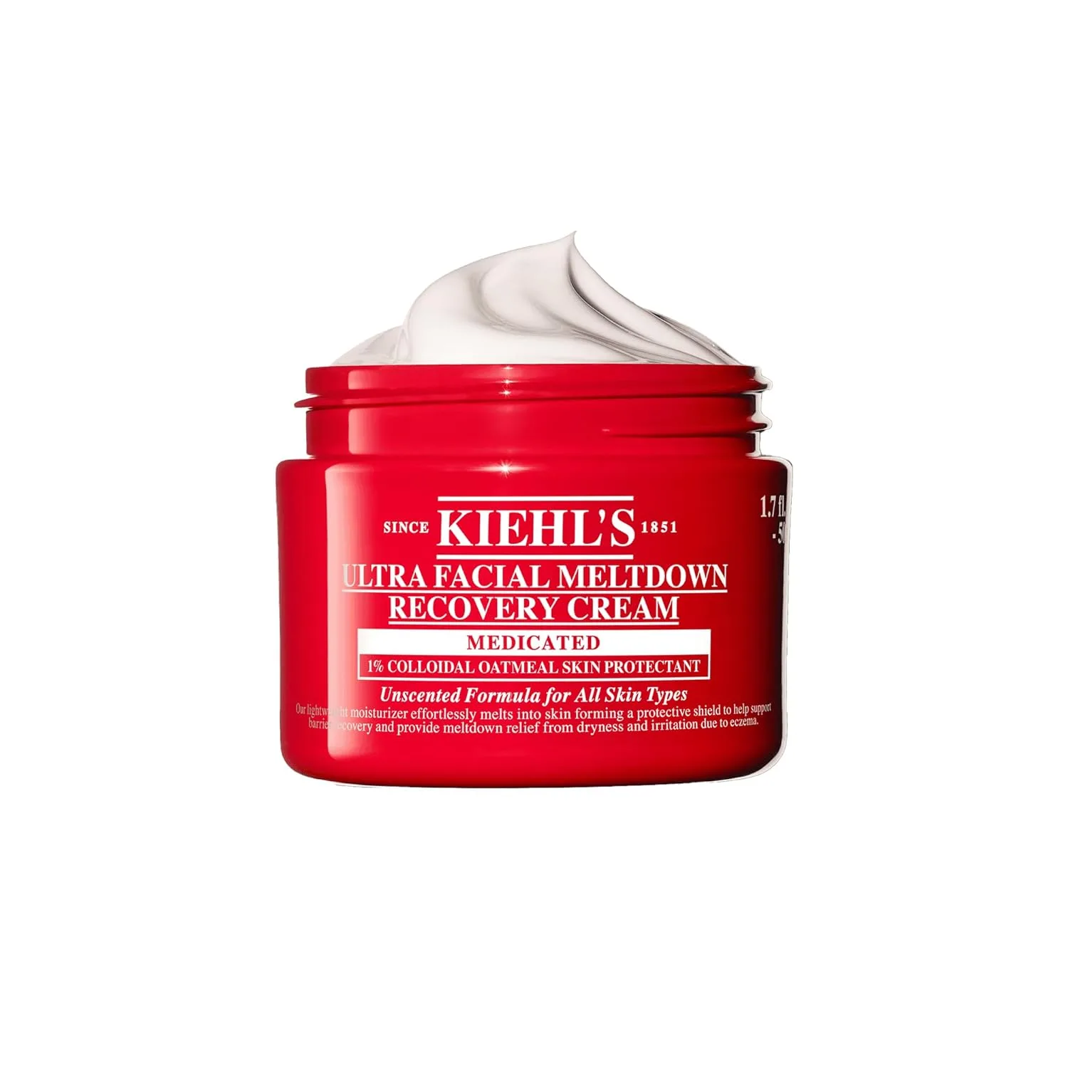 Крем для лица Kiehl's — Ultra Facial Recovery Barrier Cream, легкий увлажняющий , восстанавливает и укрепляет, 50 мл