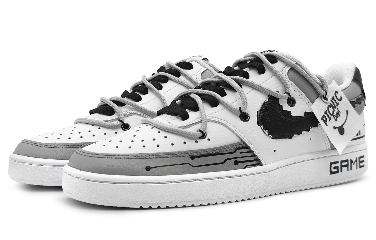 

Кроссовки Nike Court Vision 1, белый/серый