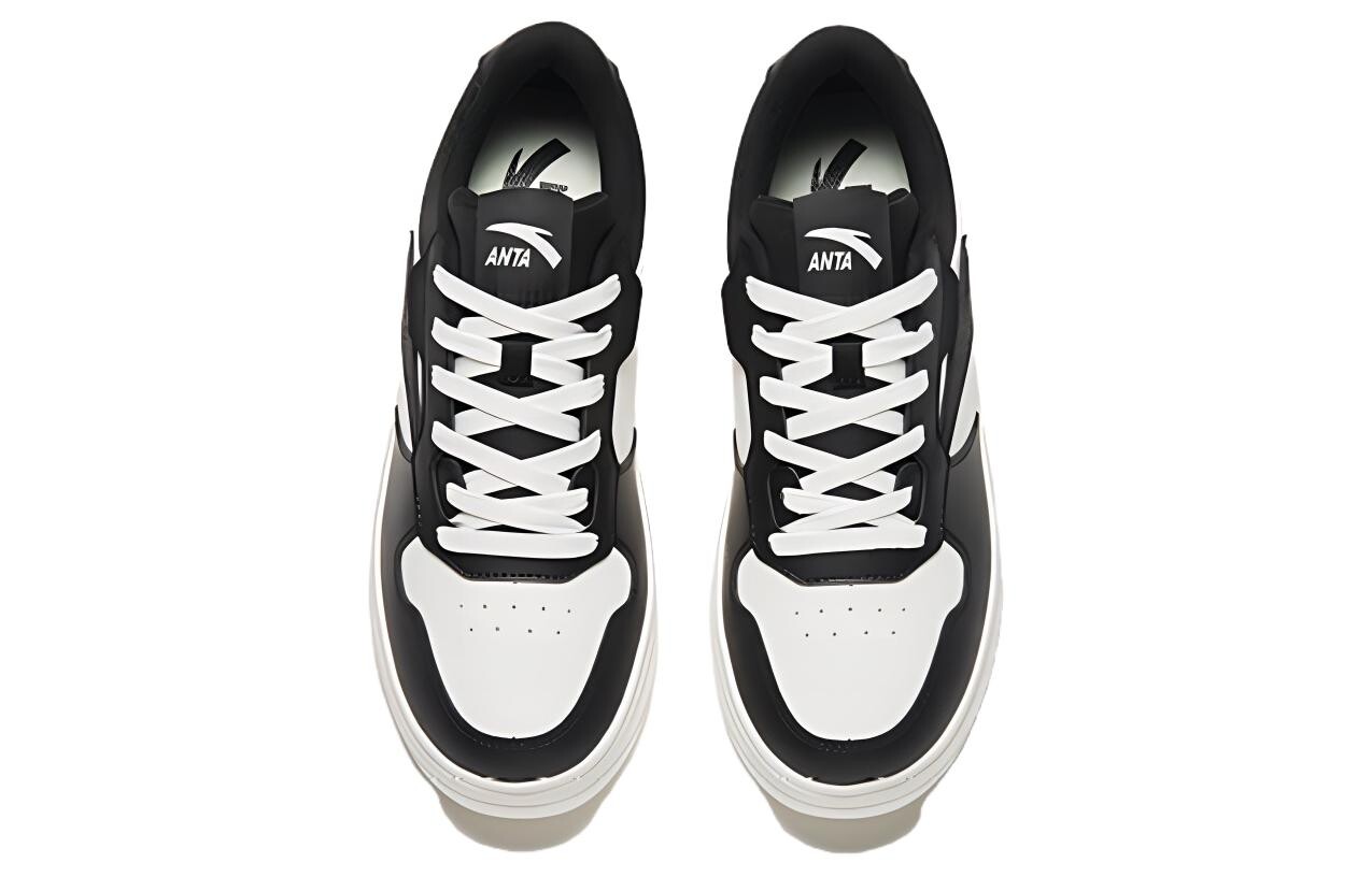 

Кроссовки ANTA Skateboarding Shoes Men Low-top Black/Papyrine, черный