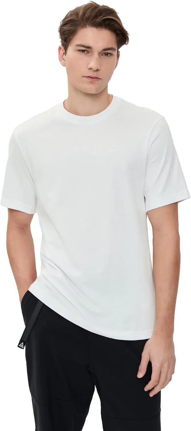 Nike, мужская футболка Primary Dri-Fit с коротким рукавом, белый