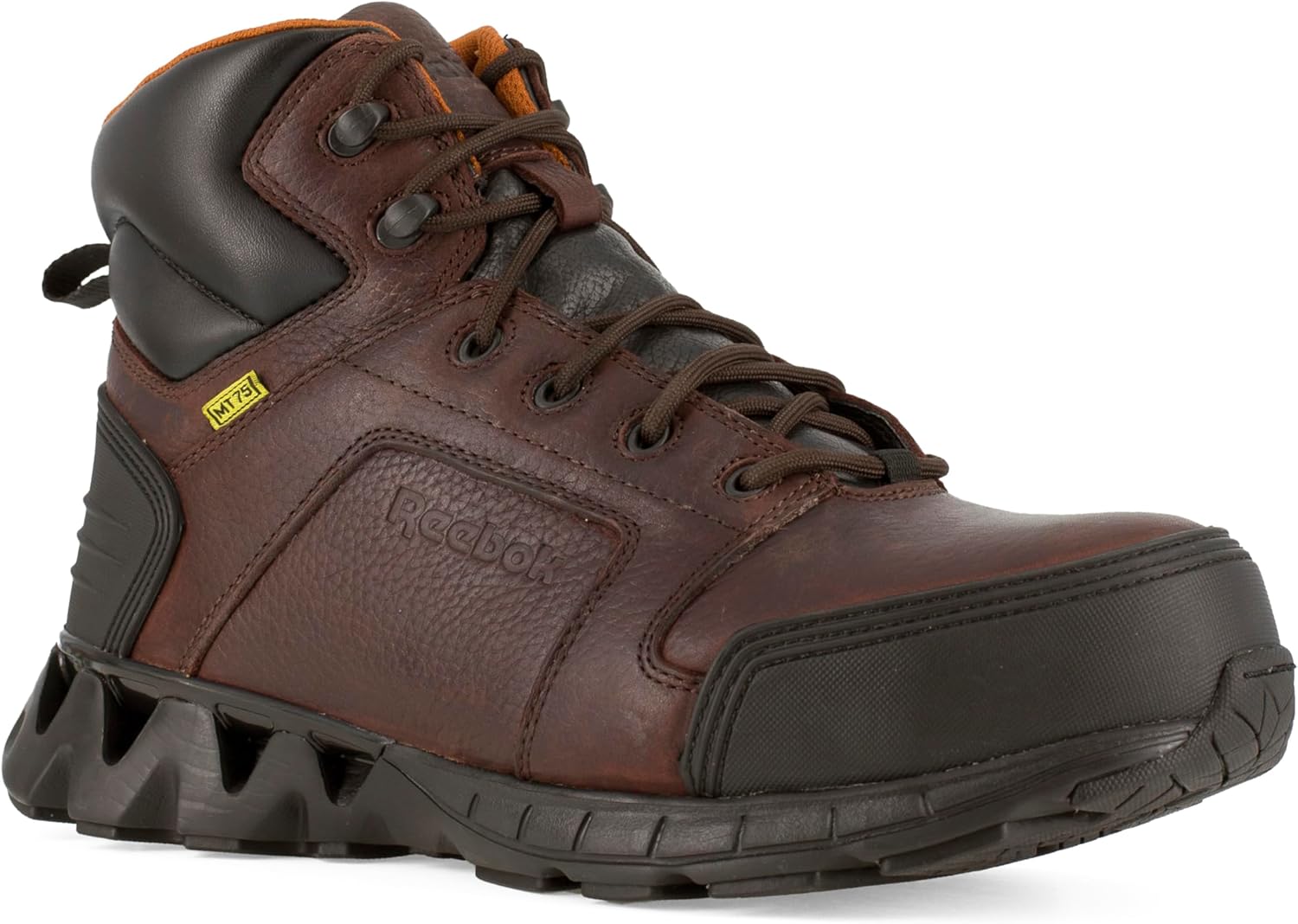 

Мужские ботинки Reebok Work Zigkick с 15 см электрозащитным носком из углеродного волокна - черные, коричневые