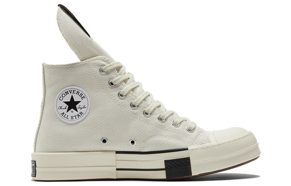 Кроссовки rick owens x drkshdw drkstar chuck 70 high 'egret' Converse, белый — фото 2