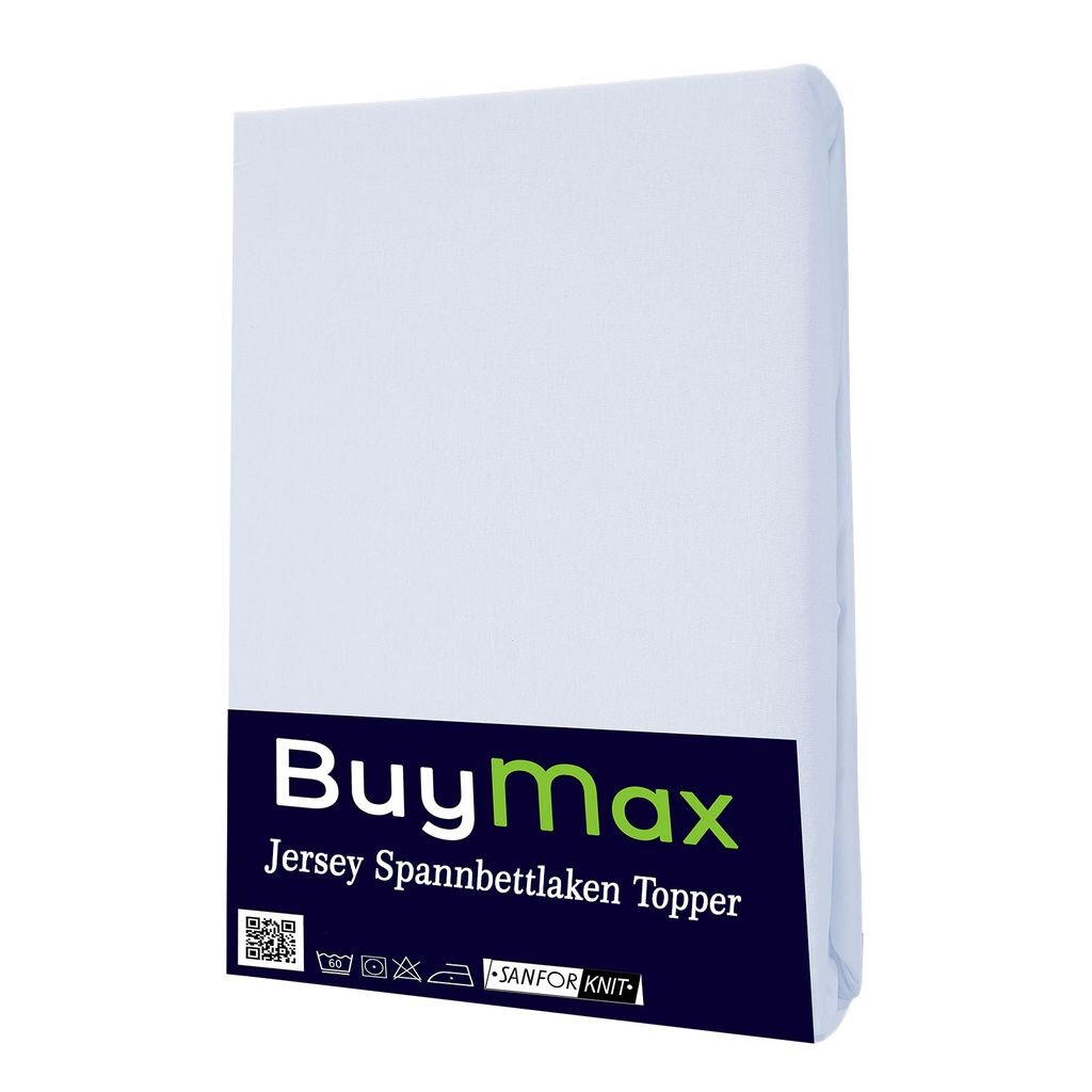 

Простыня Jersey Topper 100% хлопок, 200х200 см, белый Buymax