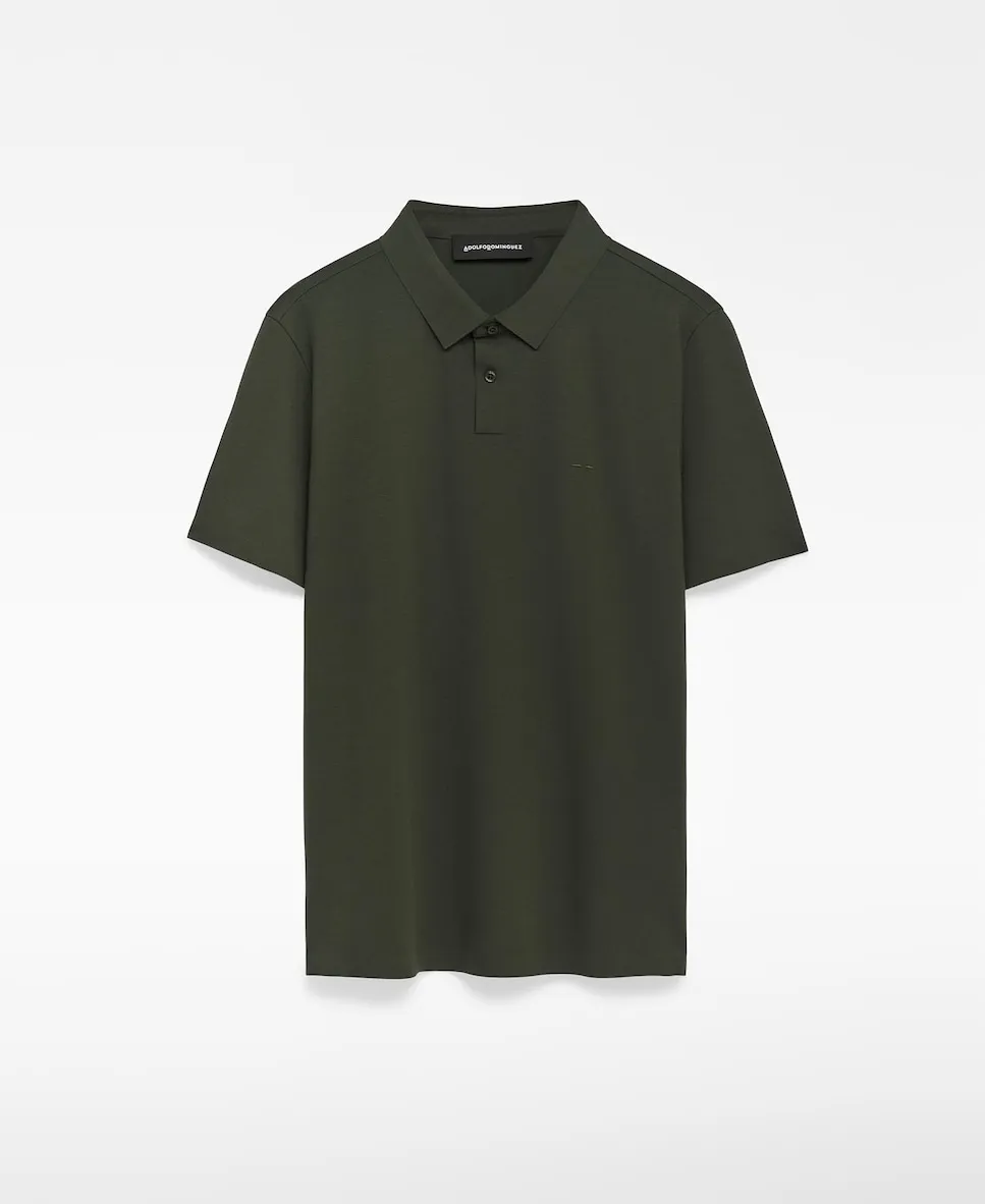 

Поло для мужчин с коротким рукавом обычной посадки Adolfo Dominguez, темно-зеленый