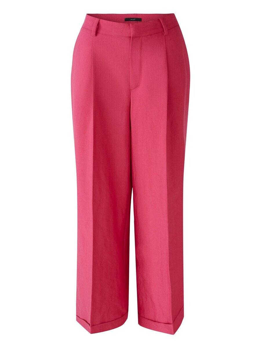 

Брюки OUI Tapered Pleat-Front Pants, тёмно-розовый