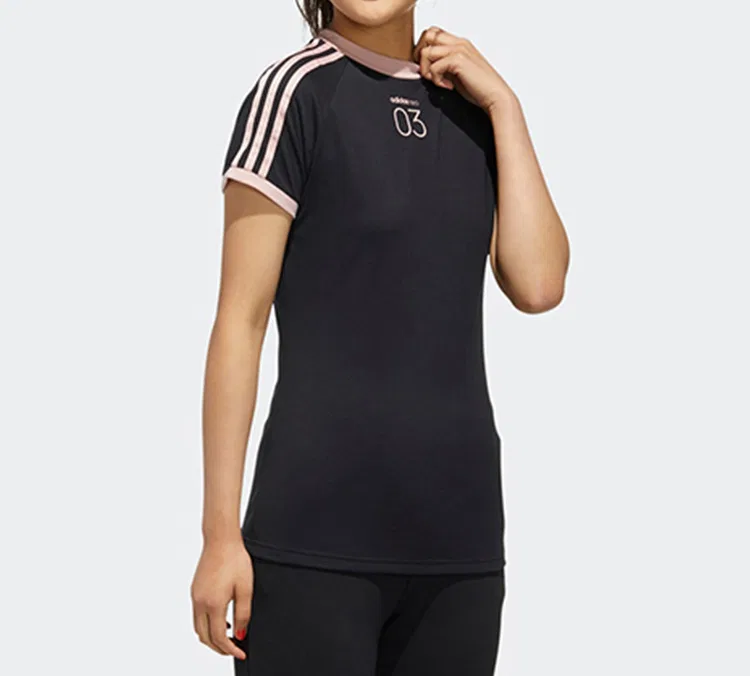 Футболка женская raglan sleeve, black Adidas Neo — фото 3