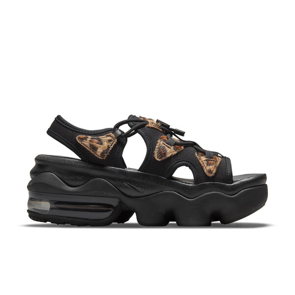Тапочки air max koko sandals леопардовые Nike, черный — фото 2