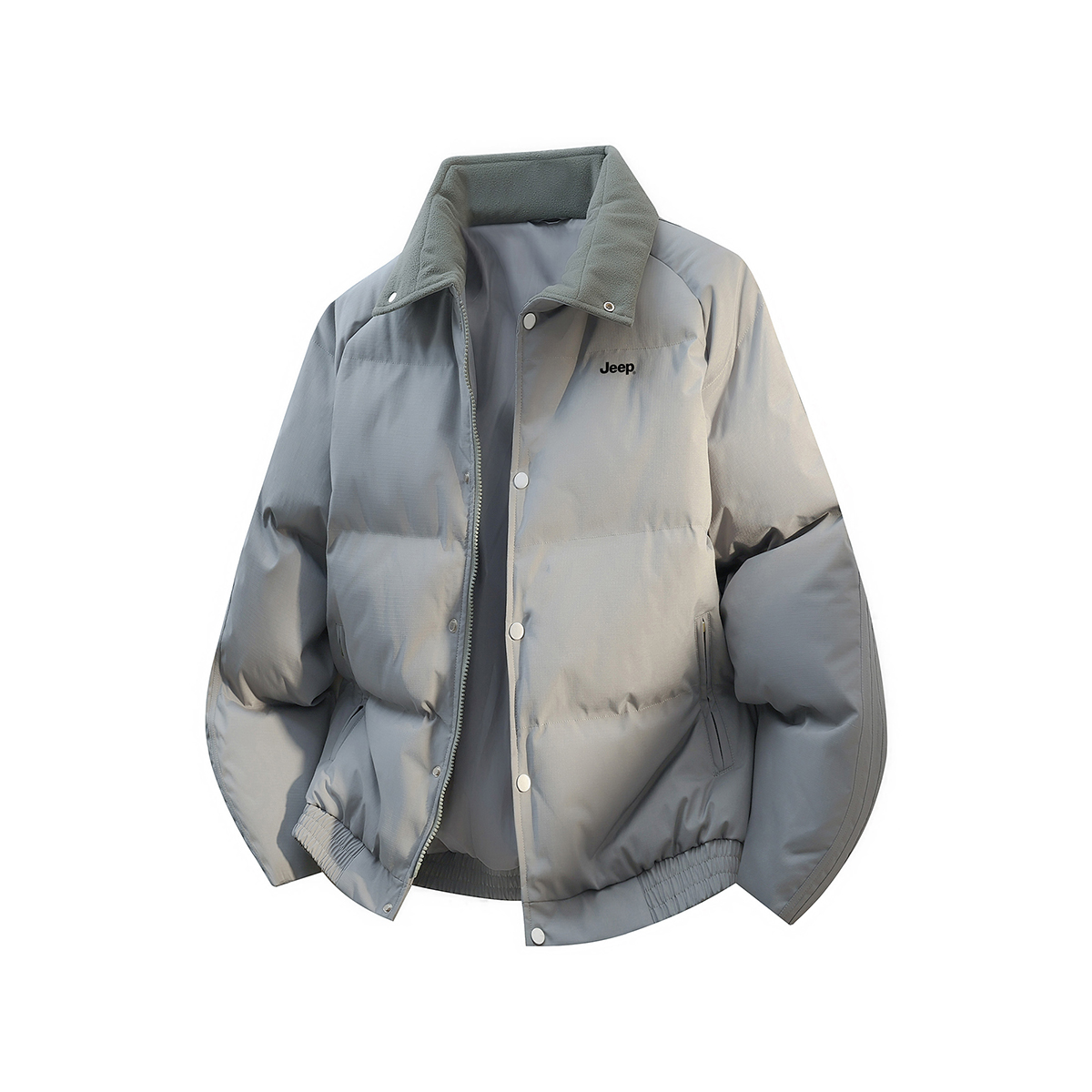 

Пуховик Unisex Lapel Thickened Jeep, pea зеленый